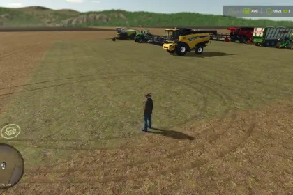 Nowa Basemap dla Farming Simulator 25 — Czysta Mapa do Wolnej Budowy i 8 Farm — 2