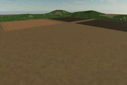 Nowa Basemap dla Farming Simulator 25 — Czysta Mapa do Wolnej Budowy i 8 Farm — 4