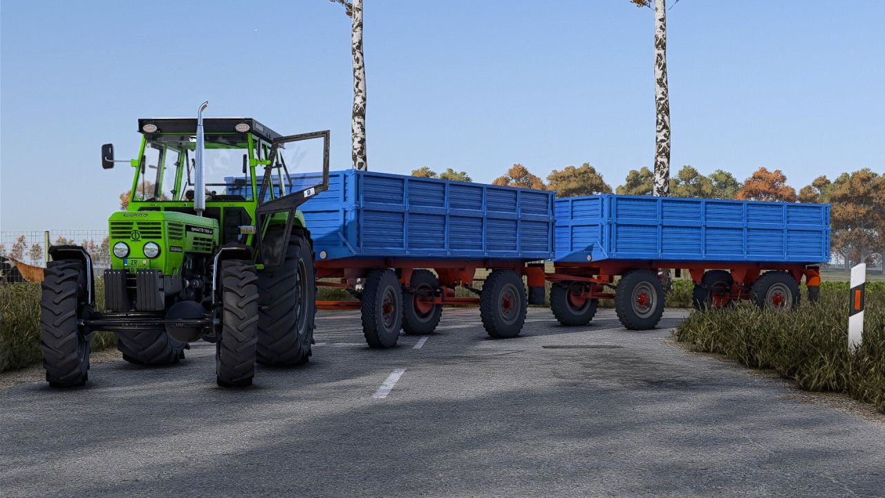 Розкидач гною FAK Loznica 6T для Farming Simulator 25