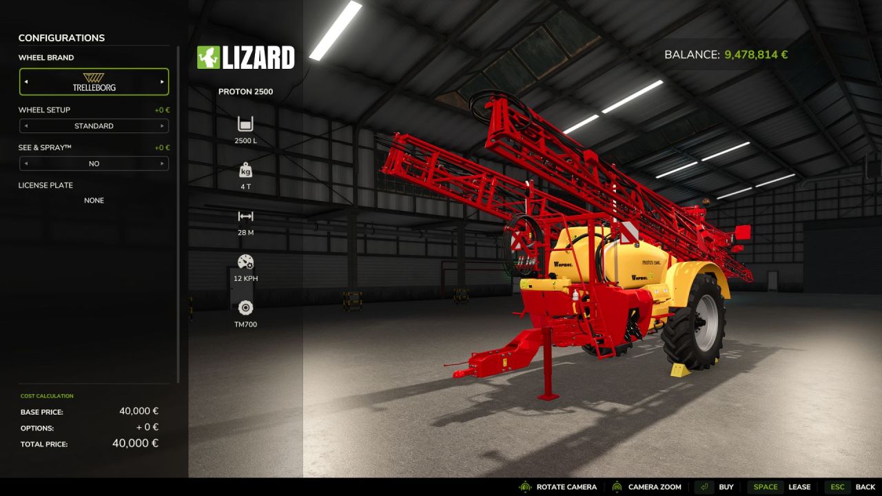 Сівалка Woprol Proton 2500 для Farming Simulator 25