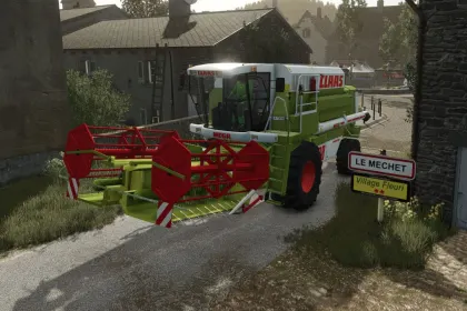 Traktor Claas C450 do Farming Simulator 25