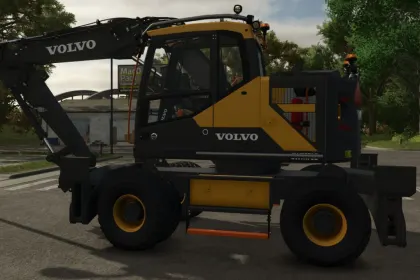 Powerful Volvo EWR170E Excavator for Farming Simulator 25 — Flexible Configurations and Stabilizers — 4