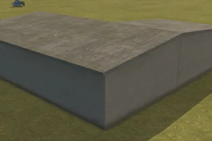 Компактний Цегляний Гараж Small Brick Garage для Техніки у Farming Simulator 25 — 2