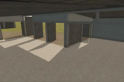 Компактний Цегляний Гараж Small Brick Garage для Техніки у Farming Simulator 25 — 3