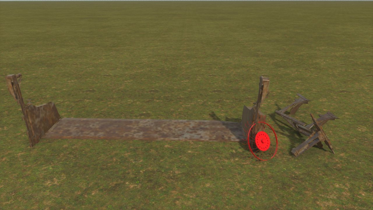 Effective Rust Vehicle Parts Pack — Scrap Metal Set for Tractors in Farming Simulator 25