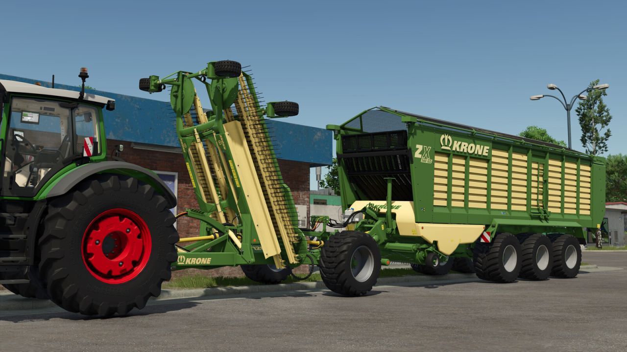 Krone Trailed Windrower für Farming Simulator 25
