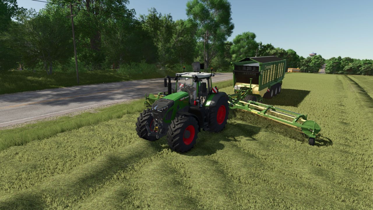 Krone Trailed Windrower für Farming Simulator 25
