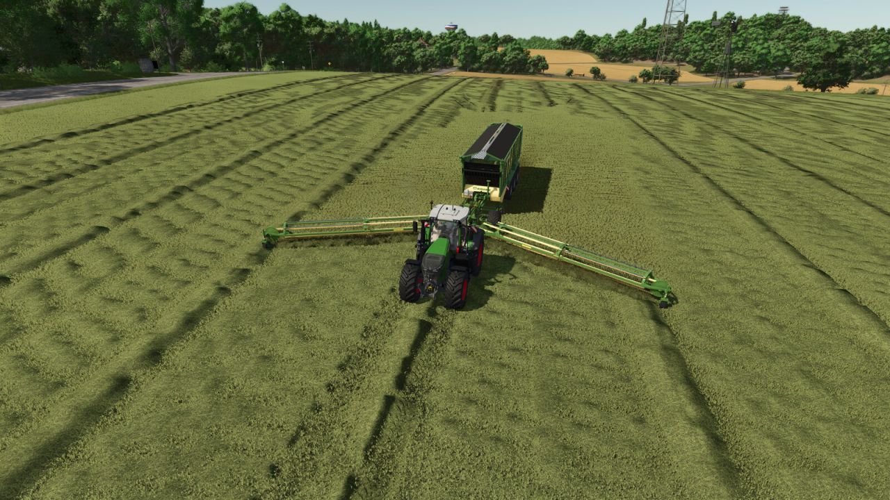 Krone Trailed Windrower für Farming Simulator 25