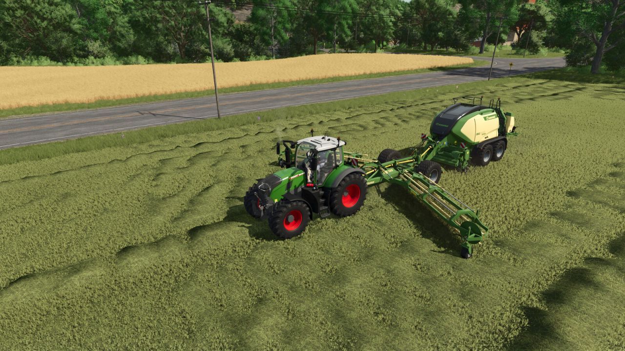 Krone Trailed Windrower für Farming Simulator 25