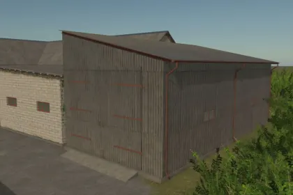 Новий Металевий Ангар Metal Shed для Farming Simulator 25 — Надійне Зберігання Техніки