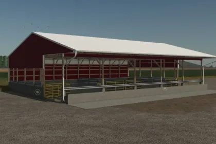 Сарай для великої рогатої худоби Bedpack для Farming Simulator 25 — 2