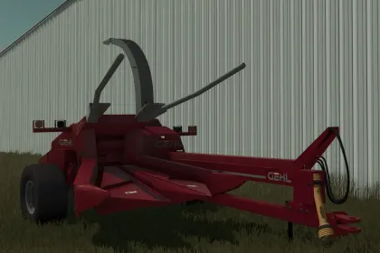 Efficient Pull-Type Forage Harvester Gehl 1085 for FS25