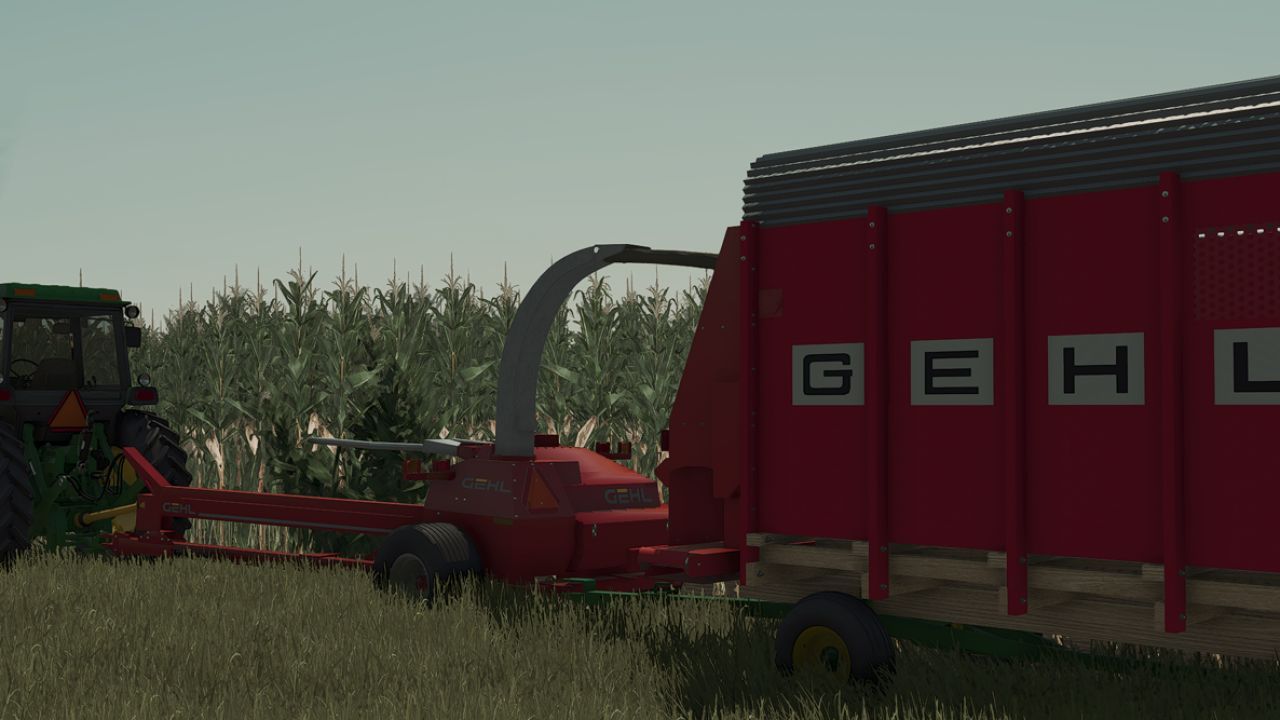 Efficient Pull-Type Forage Harvester Gehl 1085 for FS25