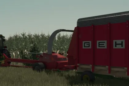 Efficient Pull-Type Forage Harvester Gehl 1085 for FS25 — 2