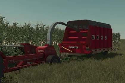 Efficient Pull-Type Forage Harvester Gehl 1085 for FS25 — 3