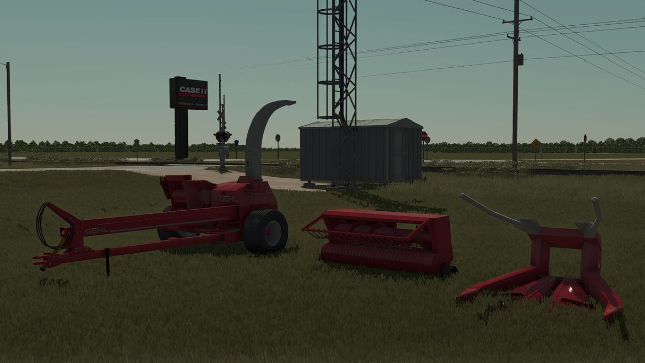 Efficient Pull-Type Forage Harvester Gehl 1085 for FS25
