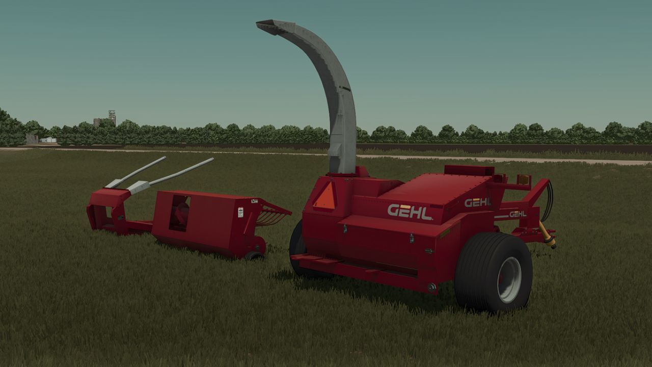 Efficient Pull-Type Forage Harvester Gehl 1085 for FS25