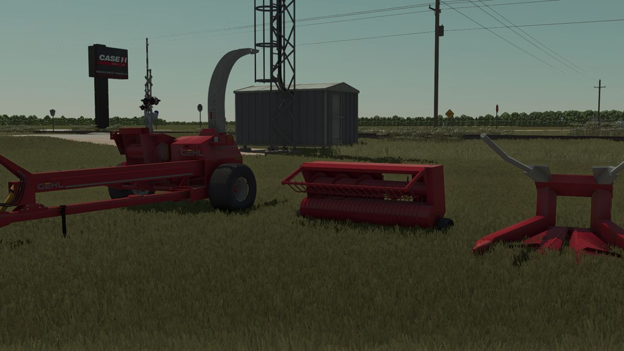 Efficient Pull-Type Forage Harvester Gehl 1085 for FS25