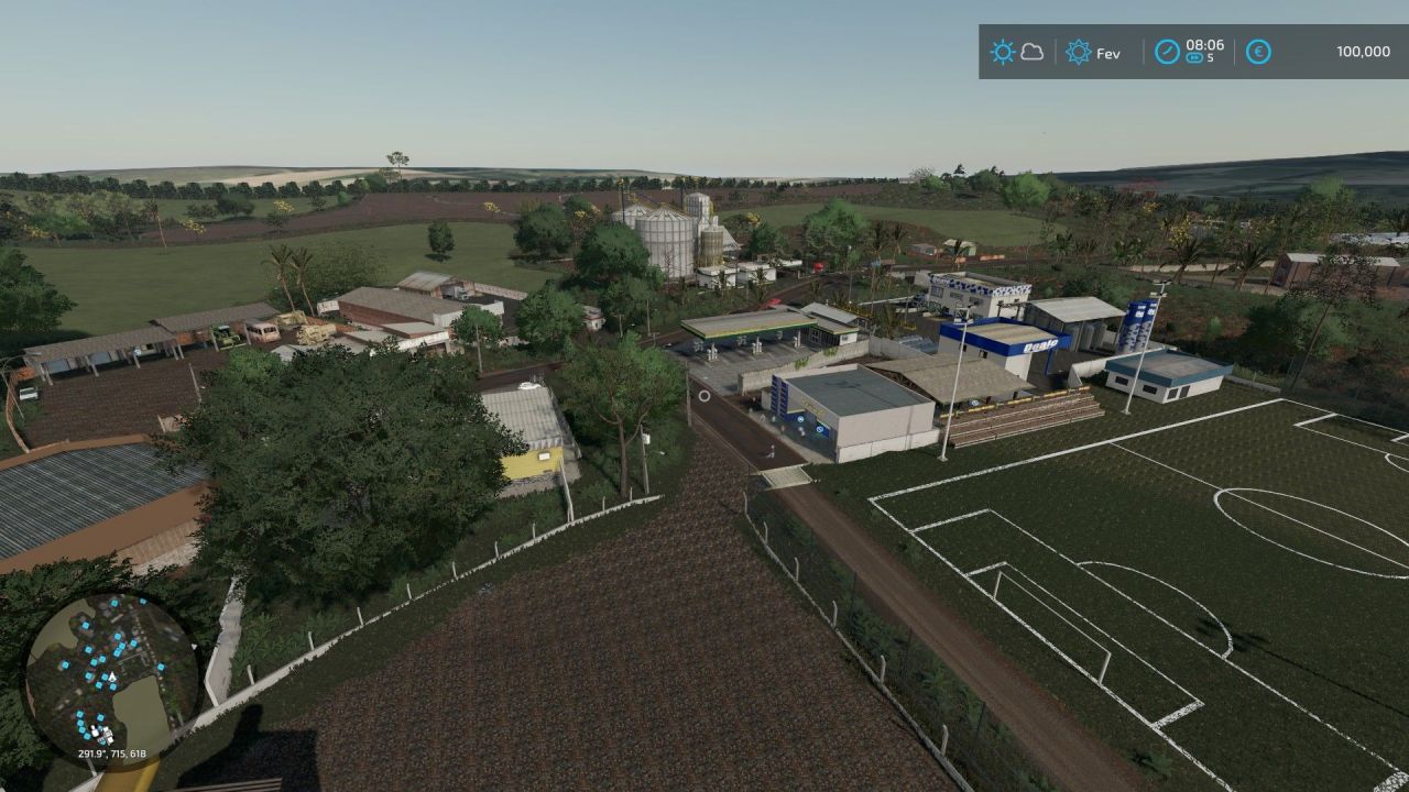 Mapa Fazenda Madureiro Special RowCrop do Farming Simulator 22
