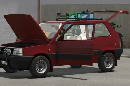 Legendärer Fiat Panda 4x4 — Kompakter Wagen für tägliche Arbeiten in FS25 — 1