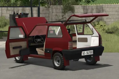 Legendärer Fiat Panda 4x4 — Kompakter Wagen für tägliche Arbeiten in FS25 — 2