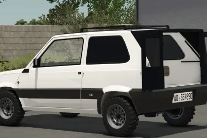 Legendärer Fiat Panda 4x4 — Kompakter Wagen für tägliche Arbeiten in FS25 — 4