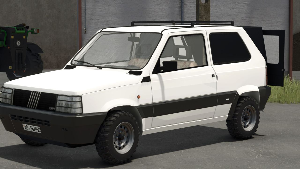 Legendarny Fiat Panda 4x4 — Kompaktowy Samochód do Codziennych Prac w FS25