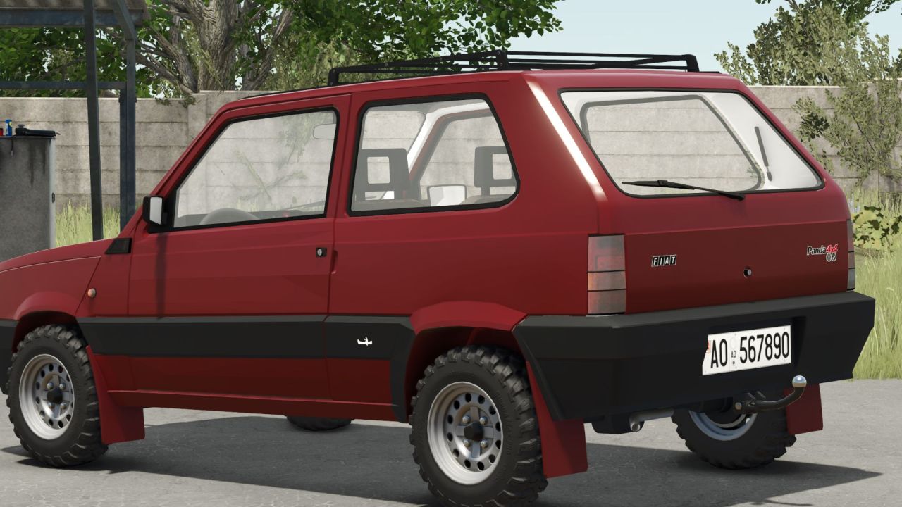 Legendarny Fiat Panda 4x4 — Kompaktowy Samochód do Codziennych Prac w FS25