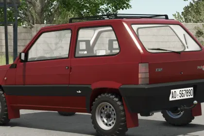 Legendärer Fiat Panda 4x4 — Kompakter Wagen für tägliche Arbeiten in FS25 — 6