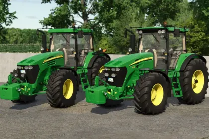 Traktor John Deere 7xx0 Series do Farming Simulator 25