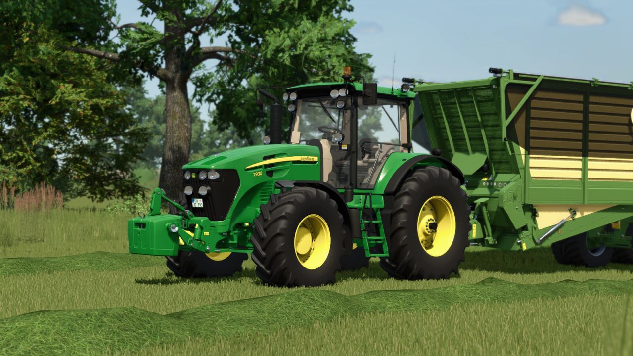 Traktor John Deere 7xx0 Series do Farming Simulator 25