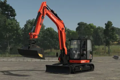 Bagger Kubota KX080 für Farming Simulator 25