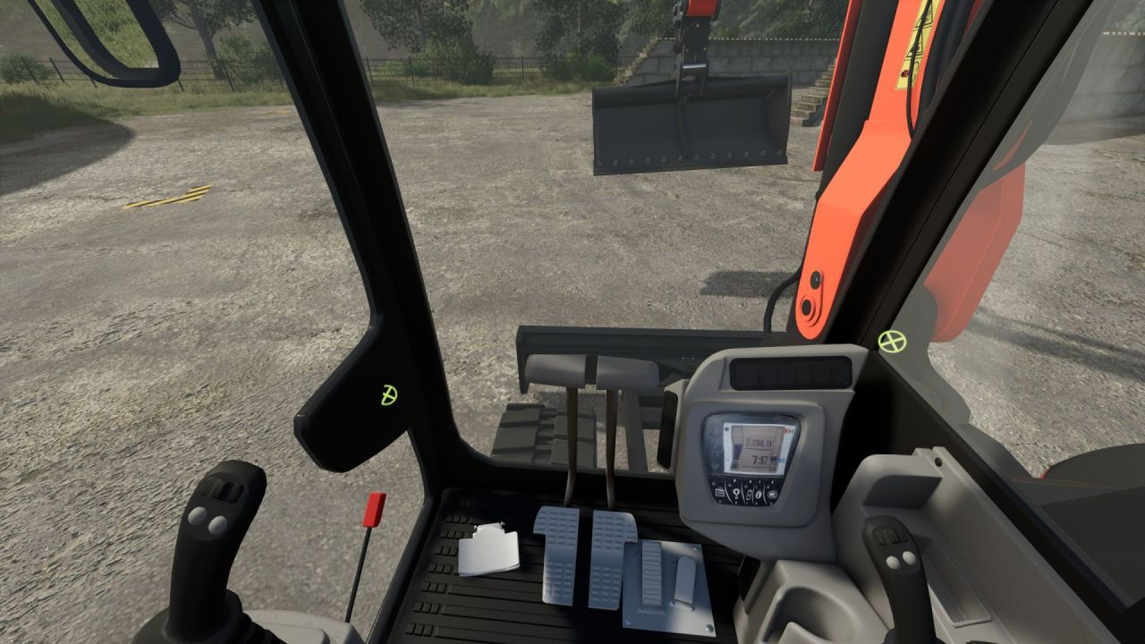 Bagger Kubota KX080 für Farming Simulator 25