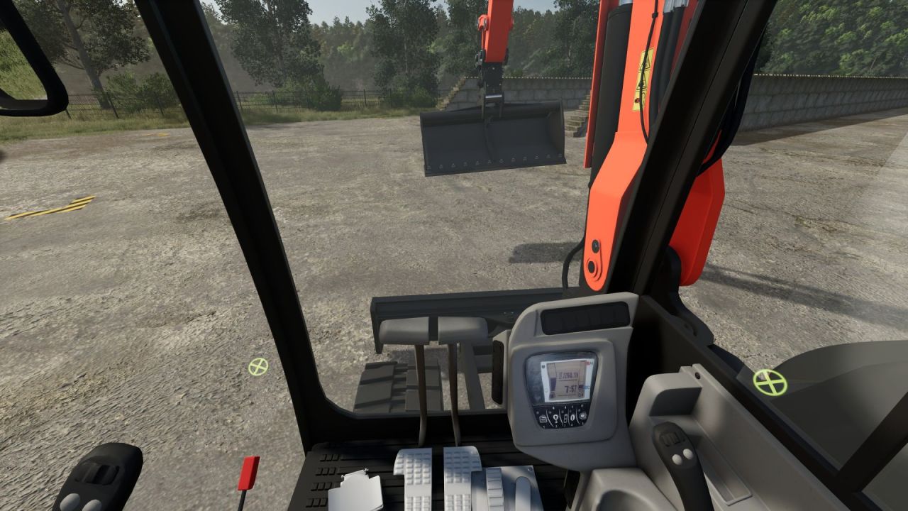 Bagger Kubota KX080 für Farming Simulator 25
