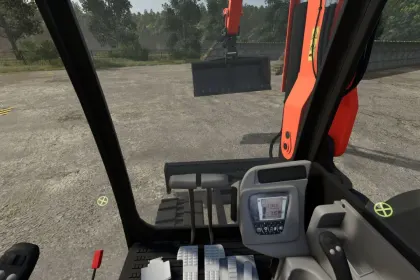 Bagger Kubota KX080 für Farming Simulator 25 — 5