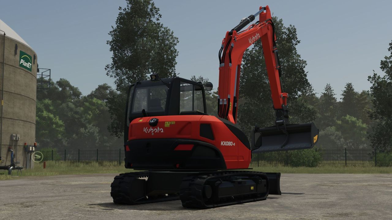 Bagger Kubota KX080 für Farming Simulator 25