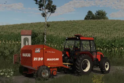Prasa Mascar 2120 Evolution do Farming Simulator 25 — 3