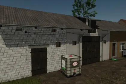 Новий Outbuilding with Garage — Практичний Гараж з Коморою для Farming Simulator 25 — 2