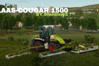 Mäher CLAAS Cougar 1500 für Farming Simulator 25