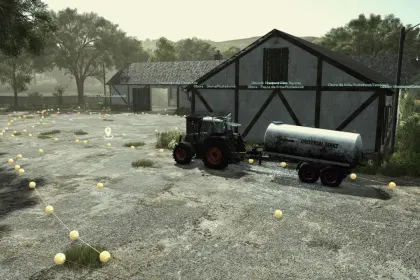 Ефективний AutoDrive Hof Bergmann 1.3.0.1 PL — Польські Маршрути для FS25 — 3