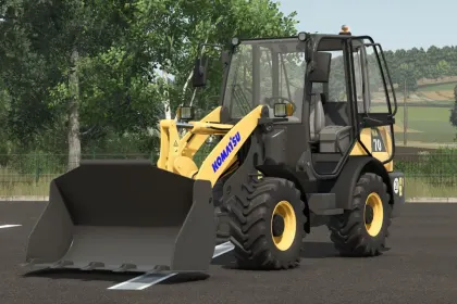 Lader Komatsu WA70 für Farming Simulator 25