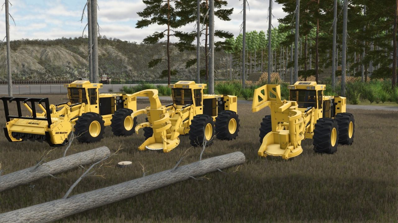 Лісозаготівельний 669 Buncher для Farming Simulator 25