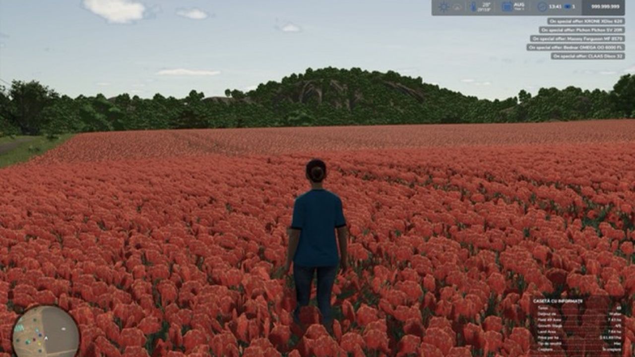 Масштабна 4x Карта Judith Plains, Montana — Multifruit + Productions Edit для Farming Simulator 25