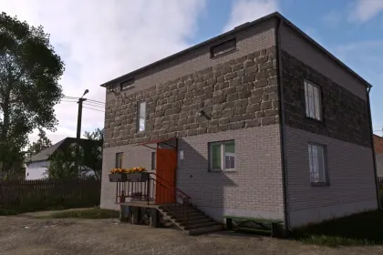 Medium-Sized Old House for Farming Simulator 25 — 2