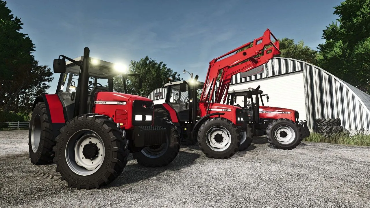 Legendärer Traktor Massey Ferguson 6200 Series für FS25 — 6270/6280/6290 mit echtem PowerShift