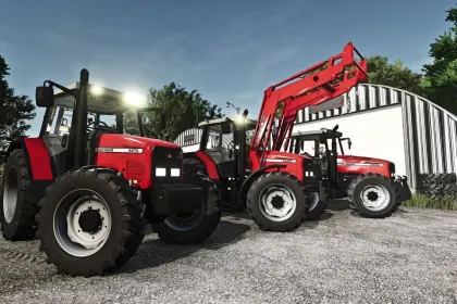 Legendärer Traktor Massey Ferguson 6200 Series für FS25 — 6270/6280/6290 mit echtem PowerShift — 1