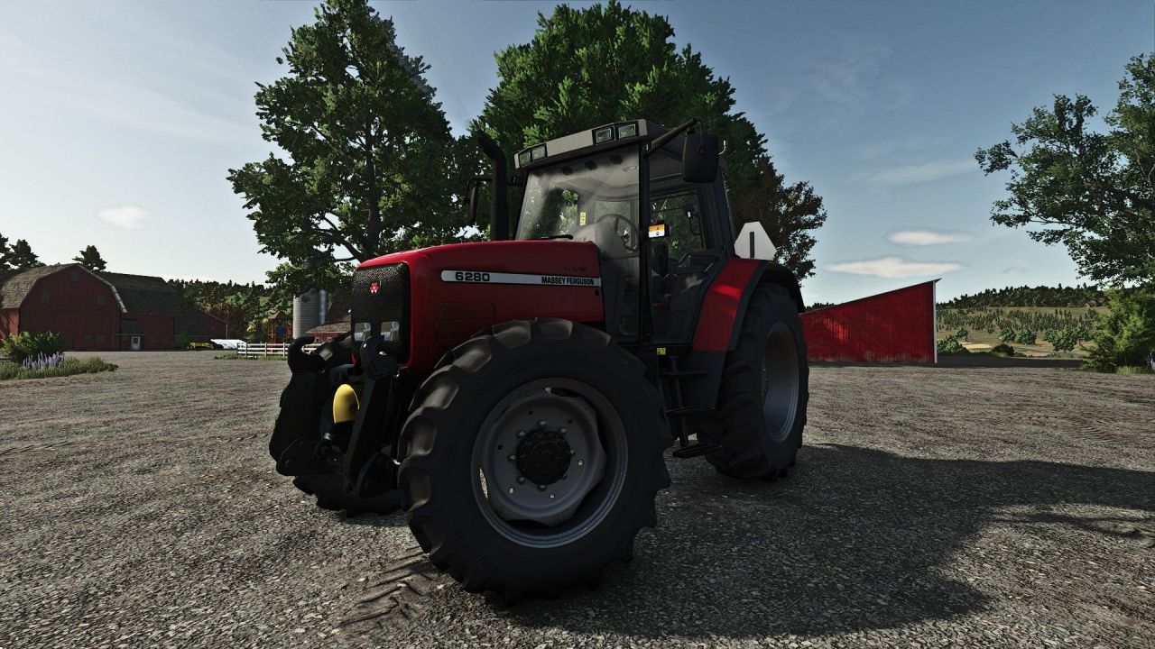 Legendärer Traktor Massey Ferguson 6200 Series für FS25 — 6270/6280/6290 mit echtem PowerShift