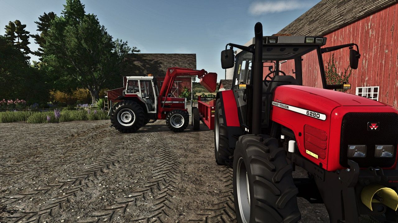 Legendärer Traktor Massey Ferguson 6200 Series für FS25 — 6270/6280/6290 mit echtem PowerShift