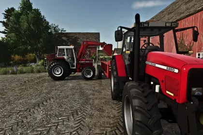 Legendärer Traktor Massey Ferguson 6200 Series für FS25 — 6270/6280/6290 mit echtem PowerShift — 4
