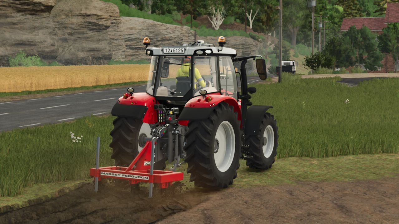 Plow Massey Ferguson SD-2 for Farming Simulator 25